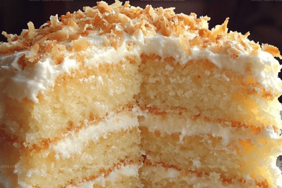 Southern Charm & Sweetness: The Fluffy Coconut Cream Cake Story